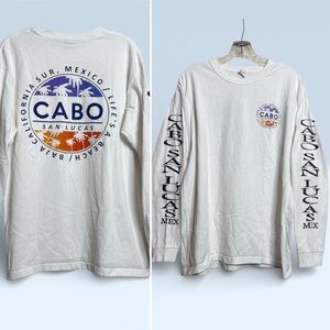 Long Sleeve T Shirt L Cabo San Lucas Mexico Yazbek